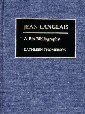 cover image of Jean Langlais